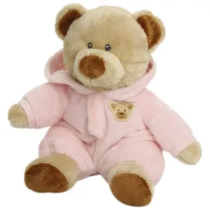 عروسک تی وای طرح خرس مدل TY PJ Bear Pluffies کد SZ4-452 ارتفاع 19 سانتی‌متر