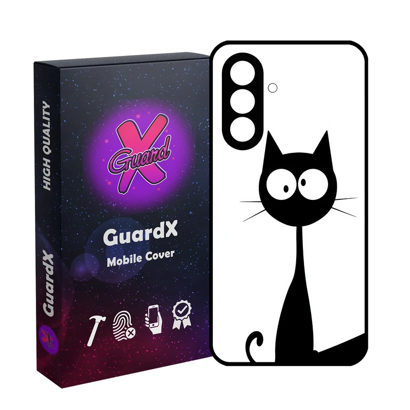 کاور گارد ایکس طرح گربه مدل 10728 مناسب برای گوشی موبایل سامسونگ Galaxy S24 FE
