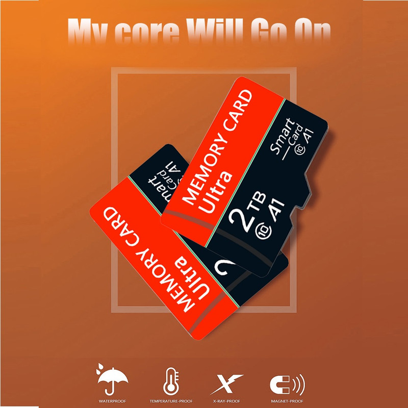 کارت حافظه microSDXC اولترا مدل A1 کلاس 10 استاندارد UHS-I سرعت 100MBps ظرفیت 2 ترابایت