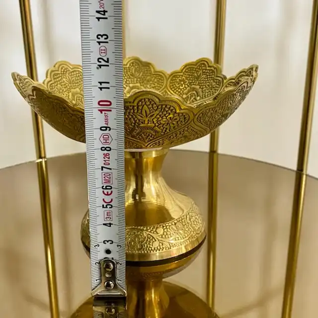 پیاله برنجی مدل گلبرگ 1039