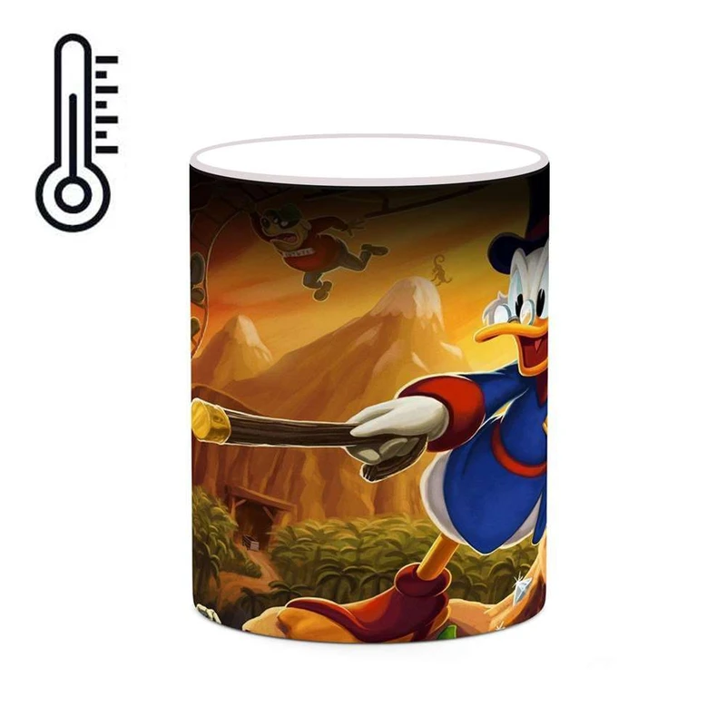 ماگ حرارتی کاکتی مدل کارتون DuckTales کد mgh22555