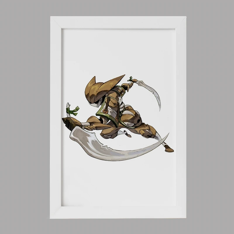 تابلو خندالو مدل بازی شکارچی هیولا (Monster Hunter) کد 33278