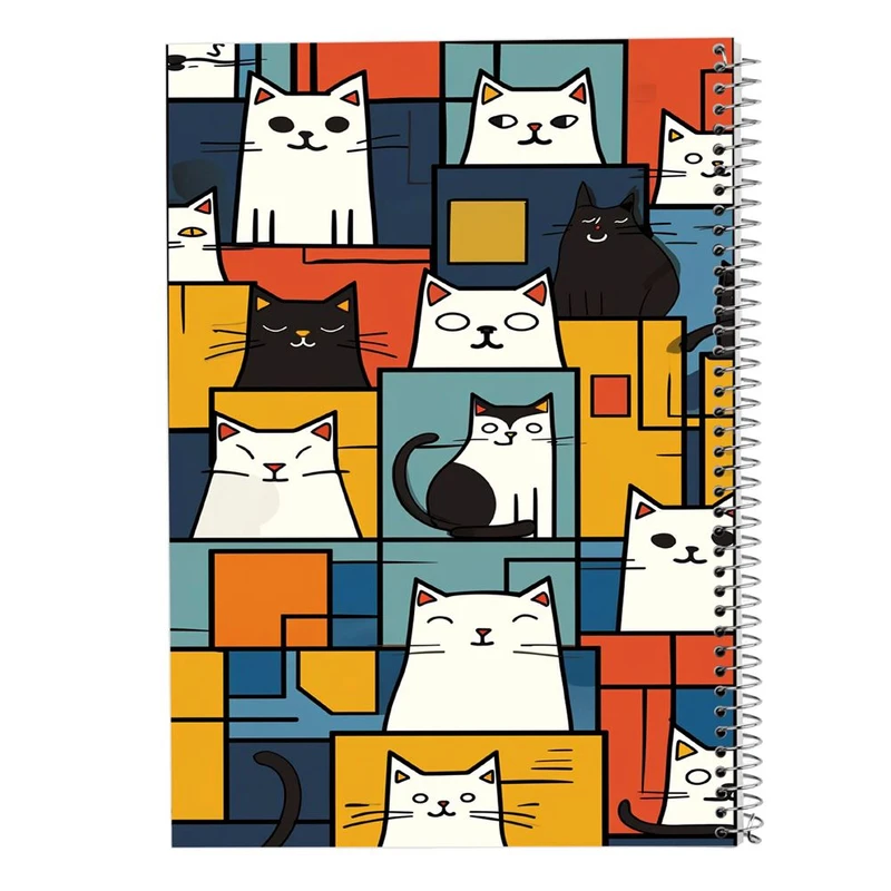 دفتر ژورنال نویسی 50 برگ مدوپد مدل نقطه ای طرح موجودات فانتزی کد DF16923