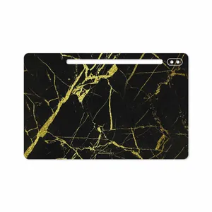 برچسب پوششی ماهوت مدل Graphite-Gold-Marble مناسب برای تبلت سامسونگ Galaxy Tab S6 2019 SM-T865