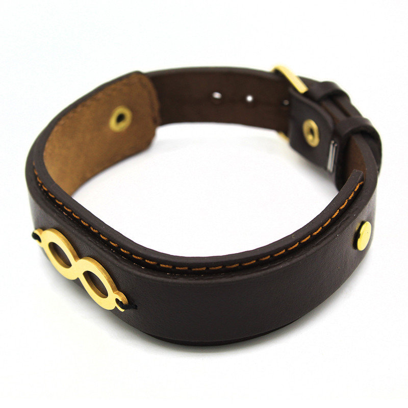 دستبند مردانه رزالیا مدل بی نهایت کد RBR-MM-L-9