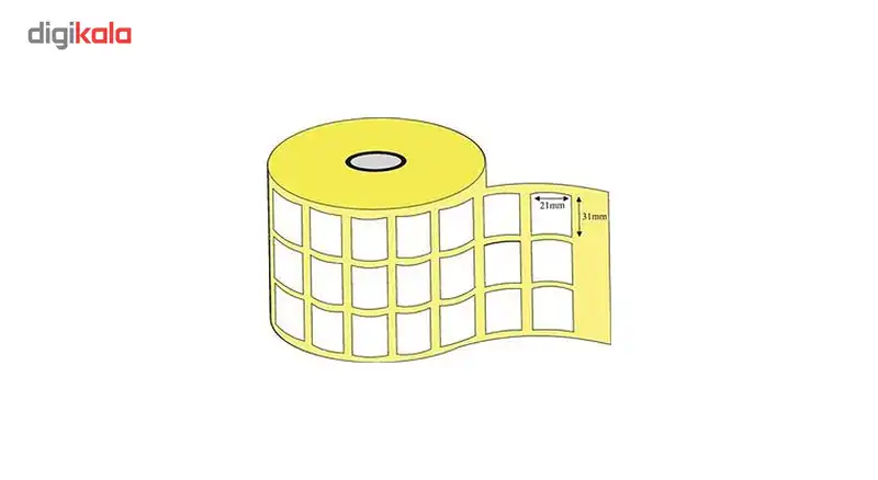 برچسب پرینتر لیبل زن آی تی پی مدل ITP2131/3 کاغذی سفید - رول 6000 عددی