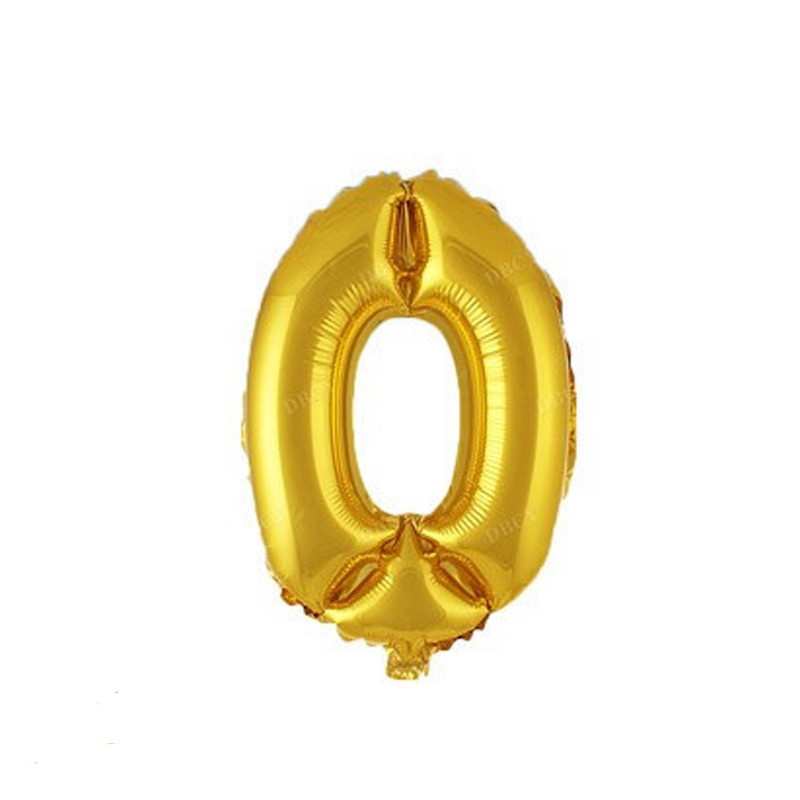 بادکنک فویلی مدل 1 Zero سایز 32 اینچ سایز 150