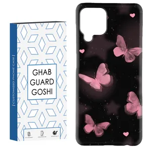 کاور قاب گارد گوشی طرح پروانه کد Dimo-182 مناسب برای گوشی موبایل سامسونگ Galaxy A12 / M12