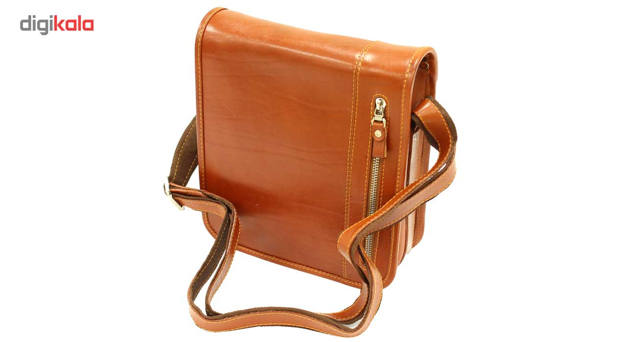 کیف دوشی چرم طبیعی آروین چرم مدل AR-115