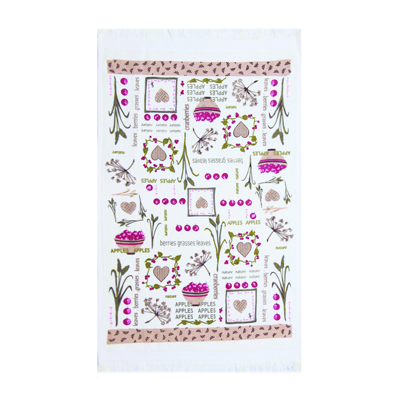 حوله آشپزخانه ژوان ژوزه مدل Grass Leaves ابعاد 60×40 سانتی متر