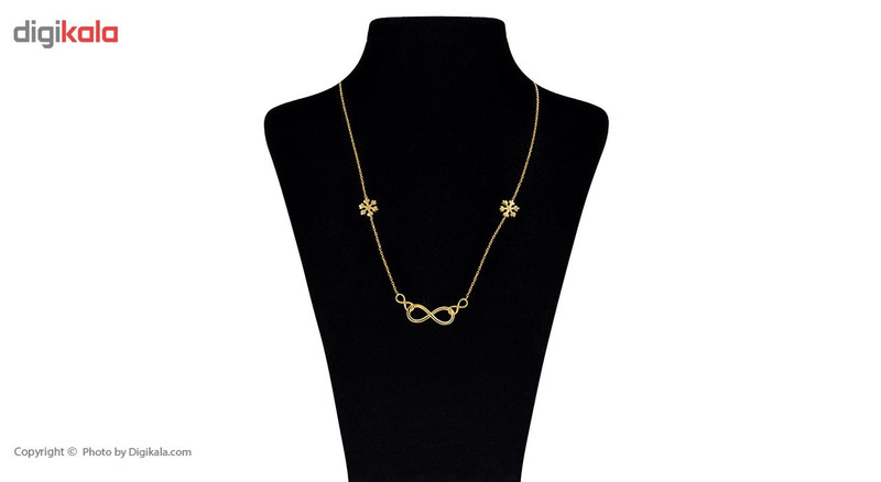گردنبند طلا 18 عیار زنانه ماهک مدل MM0627