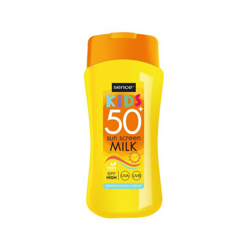شیر ضد آفتاب سنس مدل کیدز سان میلک SPF 50 حجم 250 میلی لیتر