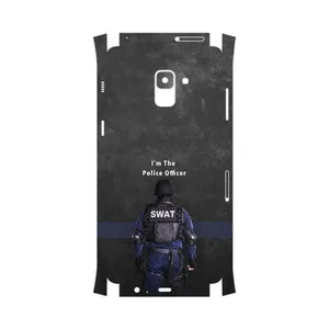 MAHOOT Police Officer-FullSkin Cover Sticker for Samsung Galaxy A8 Plus 2018
