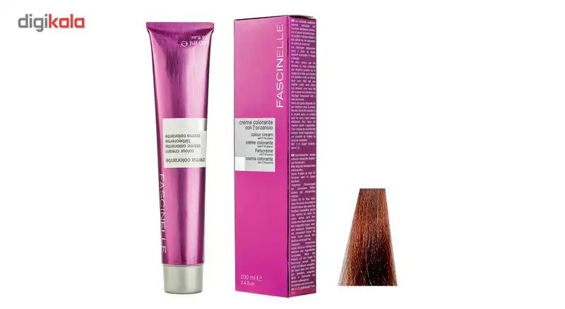 رنگ مو فشینلی سری Coppery مدل مسی تیره شماره 7.4