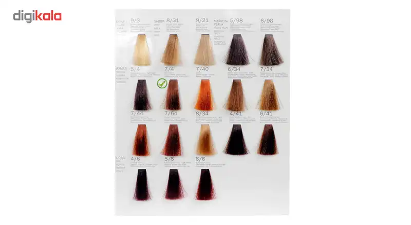 رنگ مو فشینلی سری Coppery مدل مسی تیره شماره 7.4