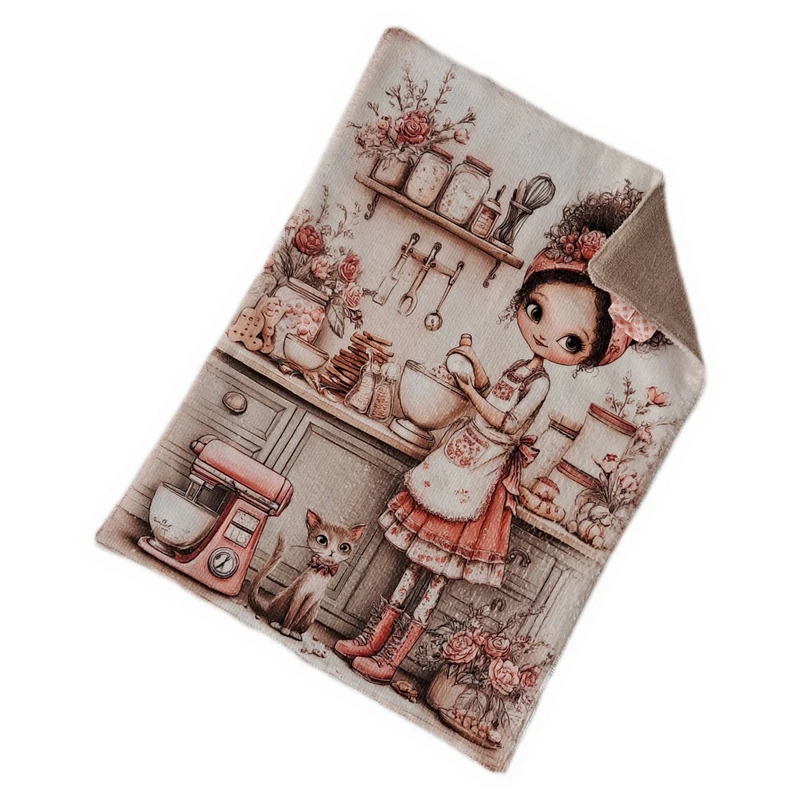 حوله آشپزخانه مدل 08 سایز 40x30 سانتی متر