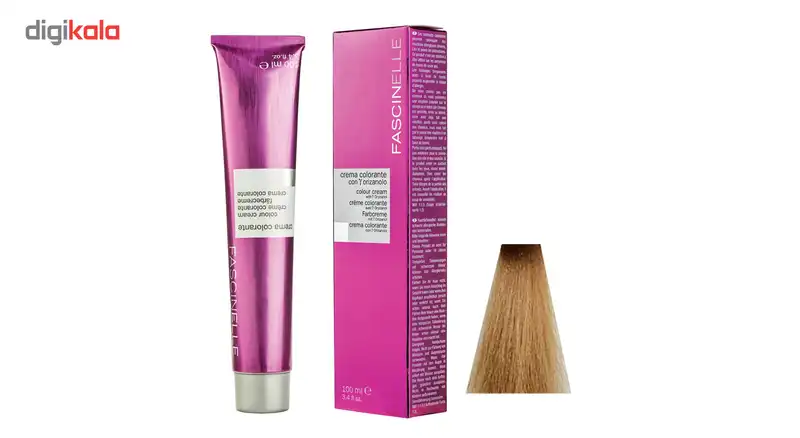 رنگ مو فشینلی سری Natural مدل بلوند زيتوني متوسط شماره 8.0