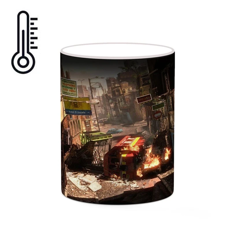 ماگ حرارتی کاکتی مدل بازی آنچارتد Uncharted 2 Among Thieves کد mgh31234