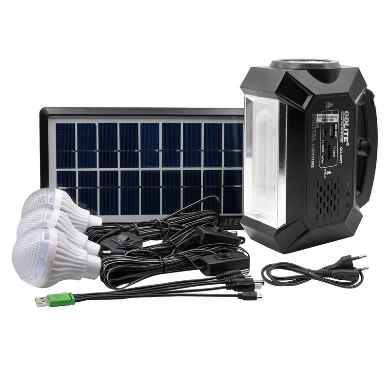 چراغ اضطراری و اسپیکر خورشیدی جی دی لایت مدل GD-8057 چراغ اضطراری و اسپیکر خورشیدی جی دی لایت مدل GD-8057