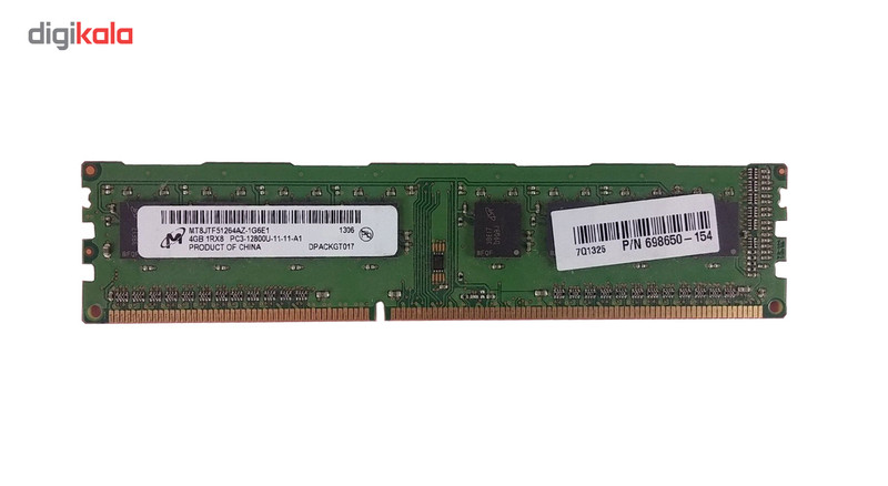 رم کامپیوتر میکرون مدل DDR3 -12800 1600MHz ظرفیت 4 گیگابایت