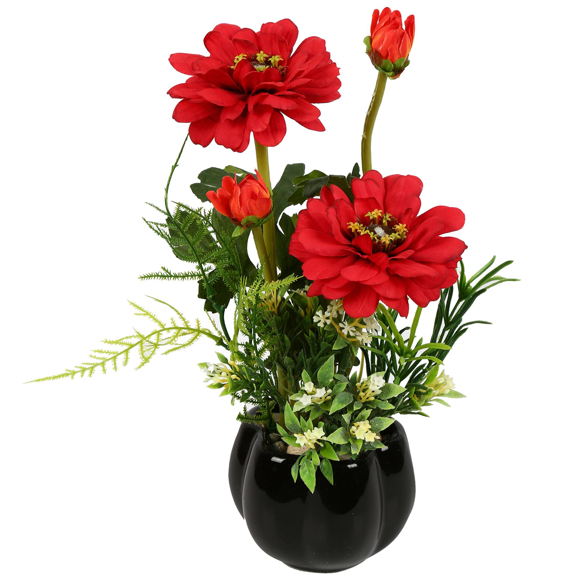 نقد و بررسی گلدان دکوری به همراه گل مصنوعی هومز مدل 50051 توسط خریداران