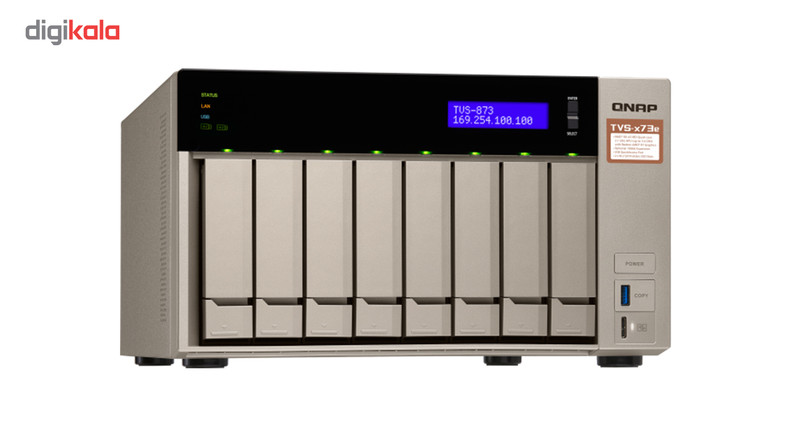 ذخیره ساز تحت شبکه کیونپ مدل QNAP TVS-873e-4G