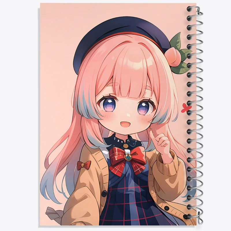 دفتر ژورنال نویسی 50 برگ خندالو مدل نقطه ای طرح آنیا انیمه اسپای ایکس کد F5412