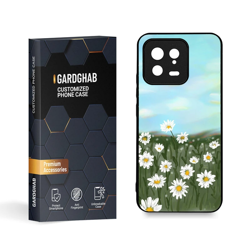 کاور گارد قاب مدل گل مناسب برای گوشی موبایل شیائومی Mi 13 5G