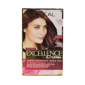 نقد و بررسی کیت رنگ مو لورآل مدل Excellence شماره 5.15 توسط خریداران