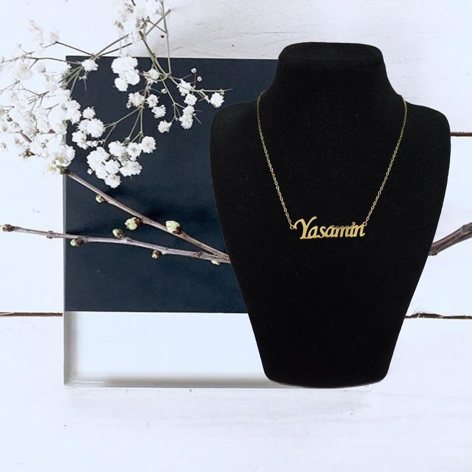 گردنبند نقره زنانه آی جواهر مدل یاسمین کد N966 -  - 5