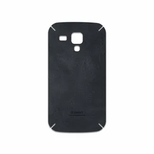 MAHOOT Graphite Buffalo Leather Cover Sticker for Samsung Galaxy S Duos GT S7562