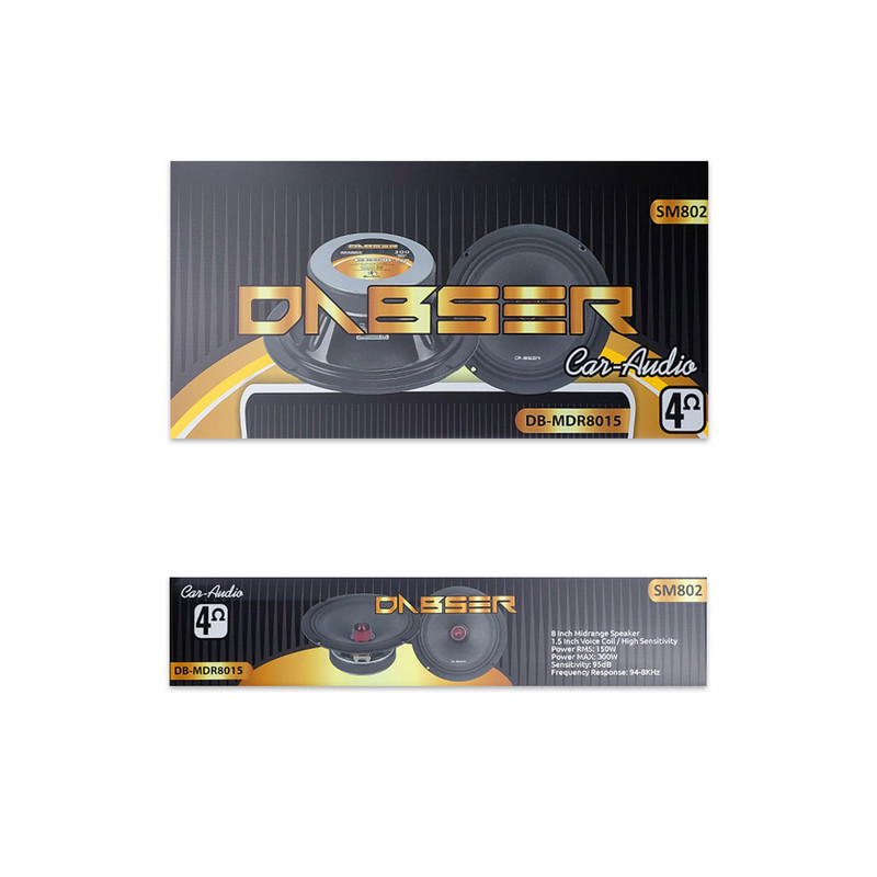 میدرنج پشت خودرو دابسر مدل SM802 سایز 8 اینچ بسته دو عددی