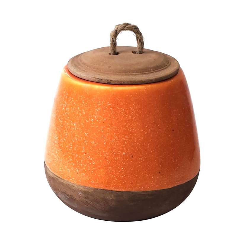 بانکه سفالی طرح مداد رنگی کد2