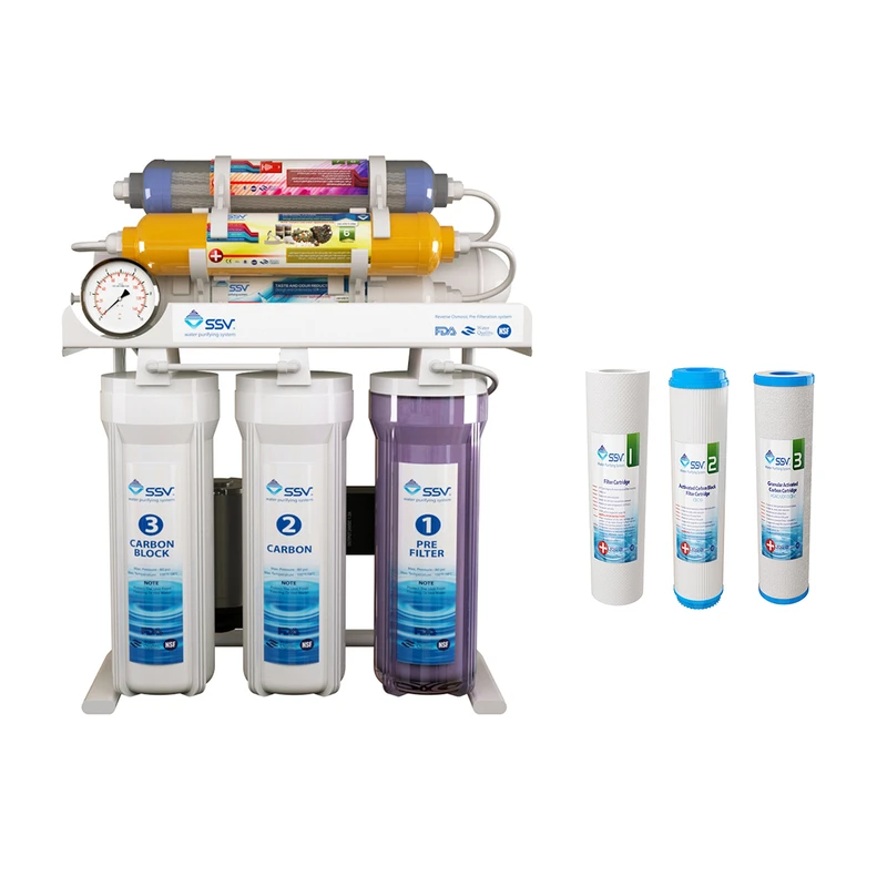 دستگاه تصفیه کننده آب اس اس وی مدل MaxTec X800 به همراه فیلتر بسته 3 عددی