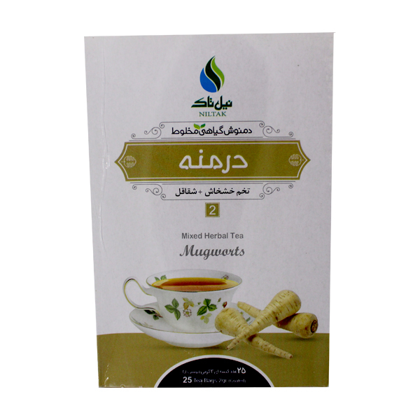   دمنوش کیسه ای درمنه نیل تاک بسته 25 عددی