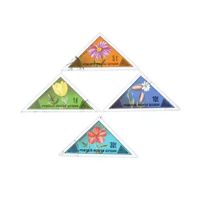 تمبر یادگاری مدل گل کد DS2381 مجموعه 4 عددی