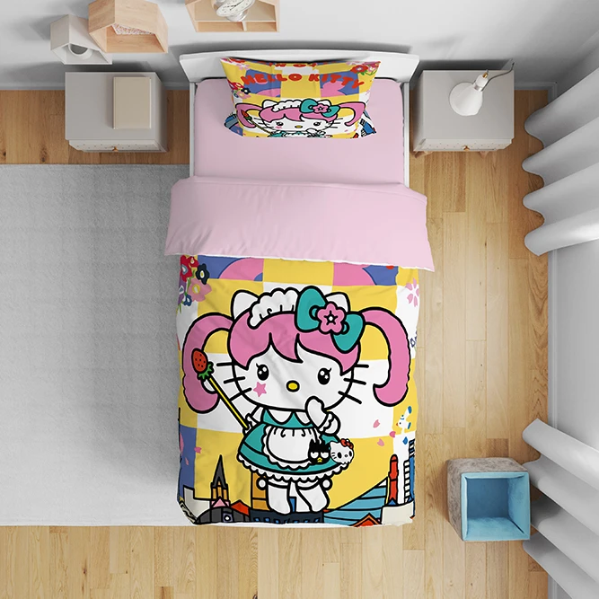 سرویس روتختی مدل کیتی 5093 تک نفره 5 تکه