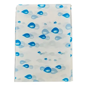 پرده حمام طرح قطره آب مدل shower سایز 180x180 سانتی متر