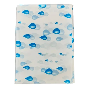 پرده حمام طرح قطره آب مدل shower سایز 180x180 سانتی متر