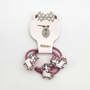 کش مو دخترانه مدل یونیکورن کد KSH633S بسته 3 عددی