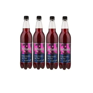 نوشیدنی گازدار هوفنبرگ با طعم انگور شیرازی - 1 لیتر 4 عددی