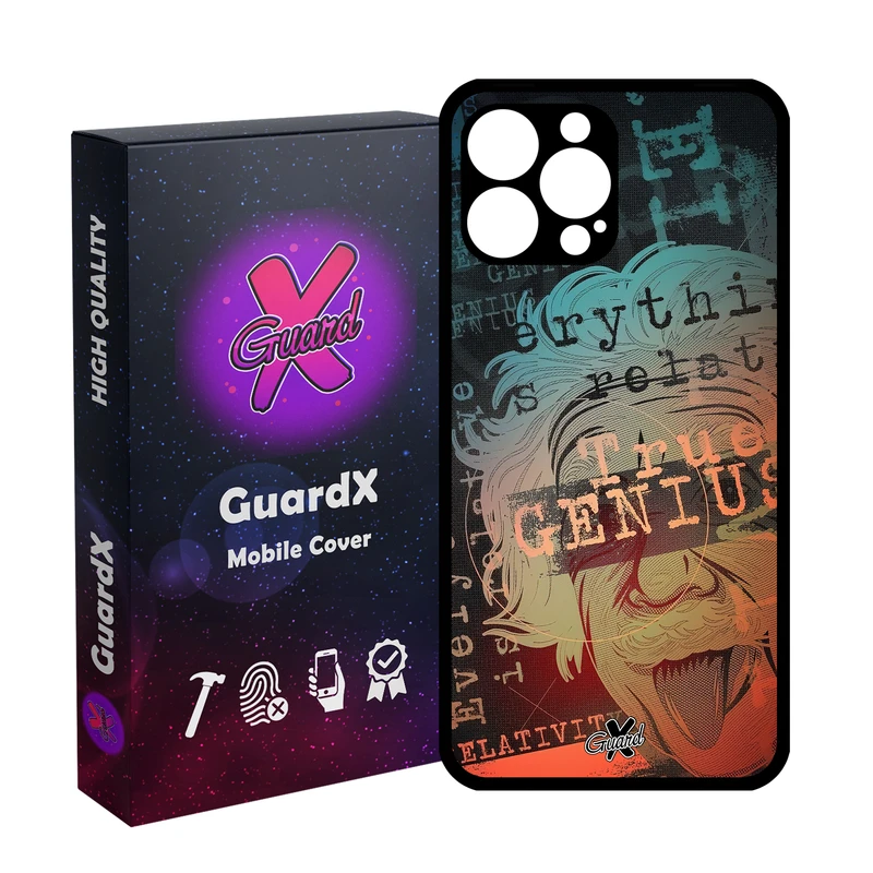 کاور گارد ایکس طرح اینشتین مدل Glass10487 مناسب برای گوشی موبایل اپل iPhone 13 Pro Max