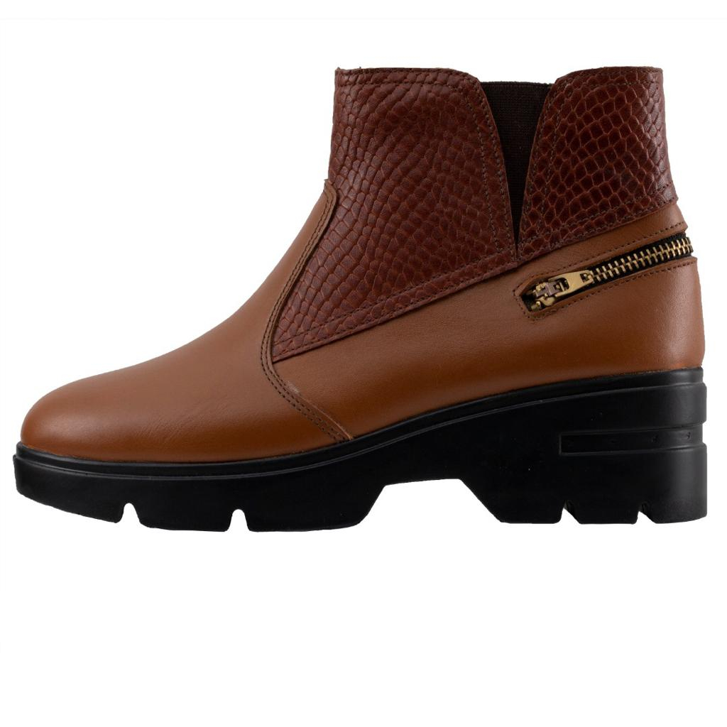 نیم بوت زنانه بونتی مدل کد 4038 رنگ عسلی