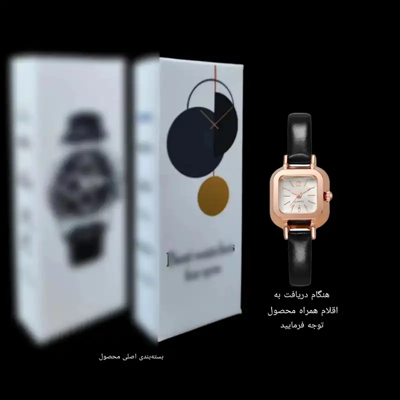 ساعت مچی عقربه ای زنانه مدل مینیمال کلاسیک بند چرم کد 2