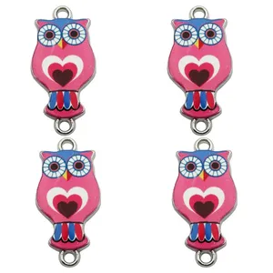 آویز دستبند دخترانه طرح جغد زیبا و با نمک کد 119 بسته 4 عددی