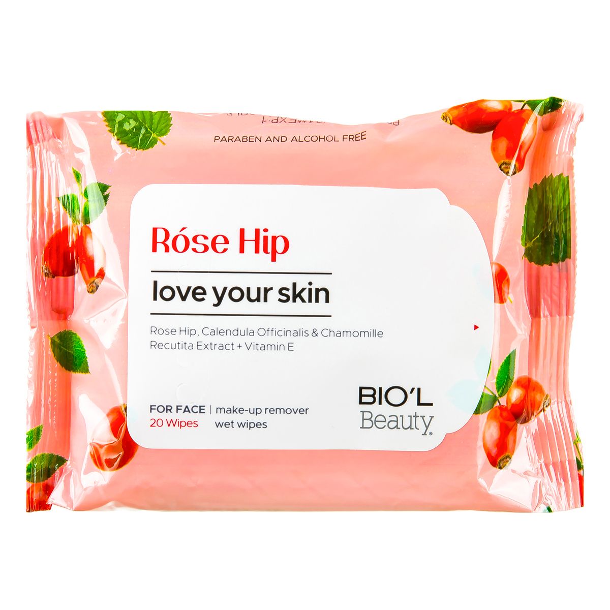 دستمال مرطوب بیول مدل Rose HiP بسته 20 عددی -  - 1