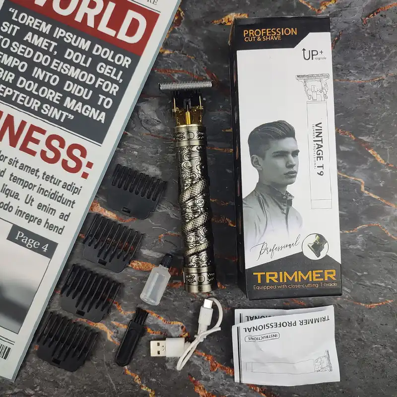 ماشین اصلاح موی سر و صورت وینتیج مدل T9 Upgrade plus