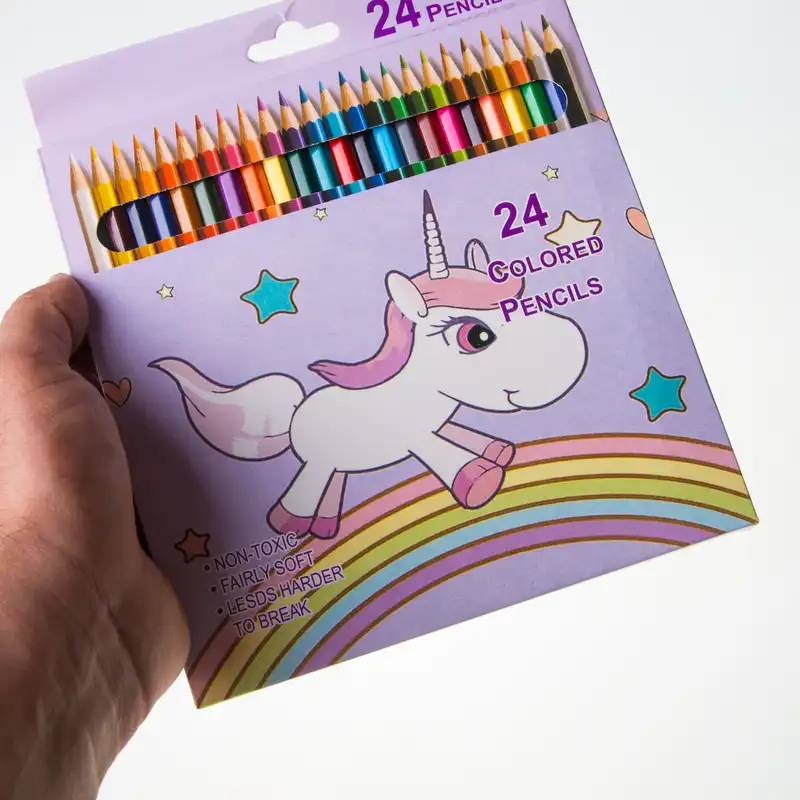 مداد رنگی 24 رنگ مدل تک شاخ