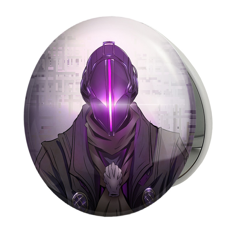 آینه جیبی خندالو طرح باندرودر انیمه ساخته شده پرتگاه Made in Abyss مدل تاشو کد 22077 