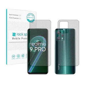 Rockspace HyMTT model Matte screen protector suitable for Realme 9 Pro mobile phone along with the back of the phone